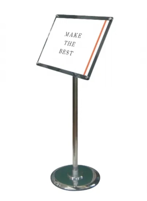 フリーアングルアクリルスタンド A4ブラック (1m以下)