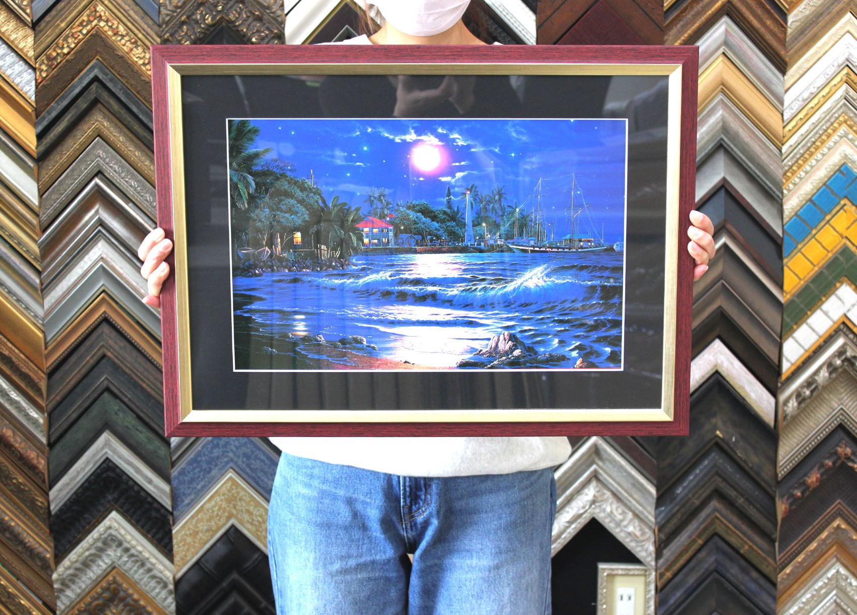 ラッセン ポスター「ラハイナ スターライト」アート 絵画 インテリア