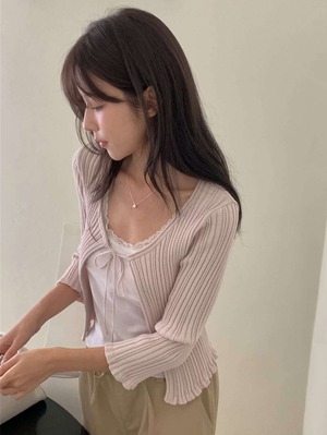(予約)miel / Rosé Cardigan / 3color
