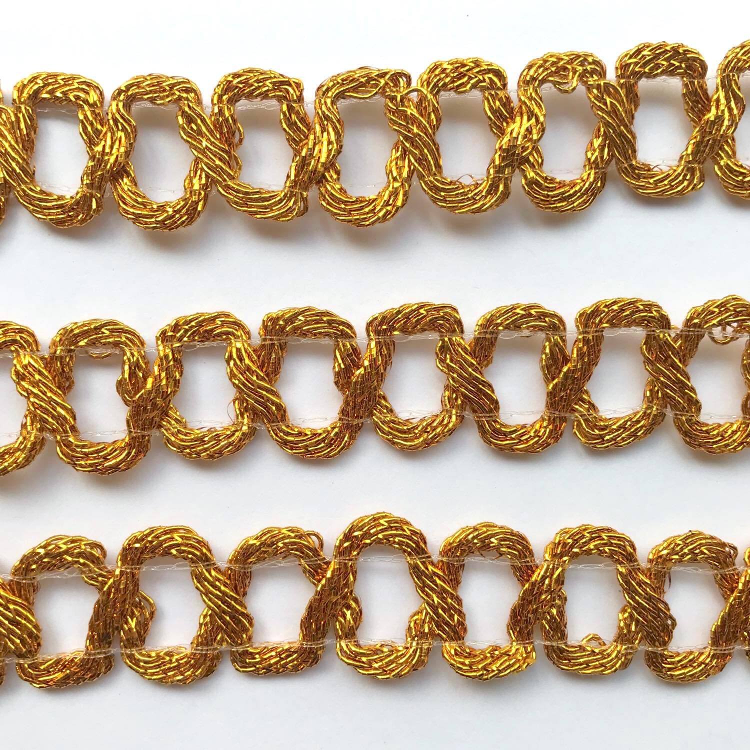 チェーン風ゴールドリボン（1mカット） | Dua-アクセサリー