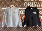 【2色展開】FIRE PATTERN LOGO SWEAT ZIP PARKA