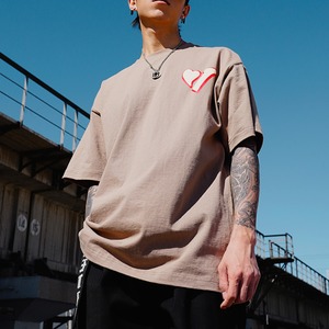 【DRIP2361】TVB Cracked Heart One Point Tee