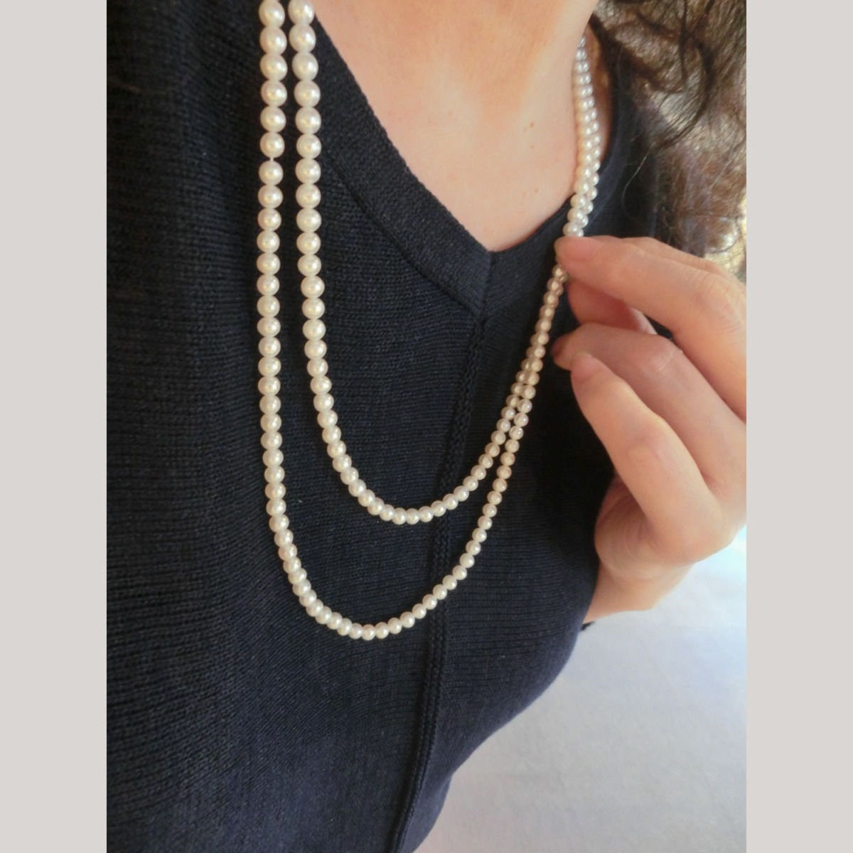 パールネックレス 上質淡水パール120センチ | Jewelry SIMON 