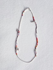 Thai／Silver×Beads necklace