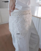 Embroidered lace Scarf L0157