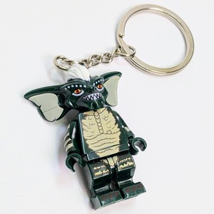 再入荷！【ブロックフィギュアキーホルダー★グレムリン（Gremlins）ストライプ】 〚アメリカン雑貨 アメトイ〛