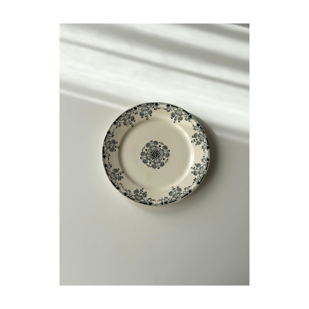 Sarreguemines サルグミンヌ / “MIGNON” フィリグリー模様のデザートプレート