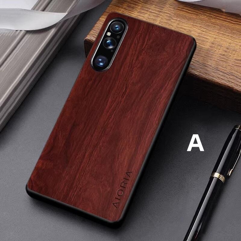 Sony Xperia 10 V ケース 背面カバー PUレザー ワイヤレス充電対応