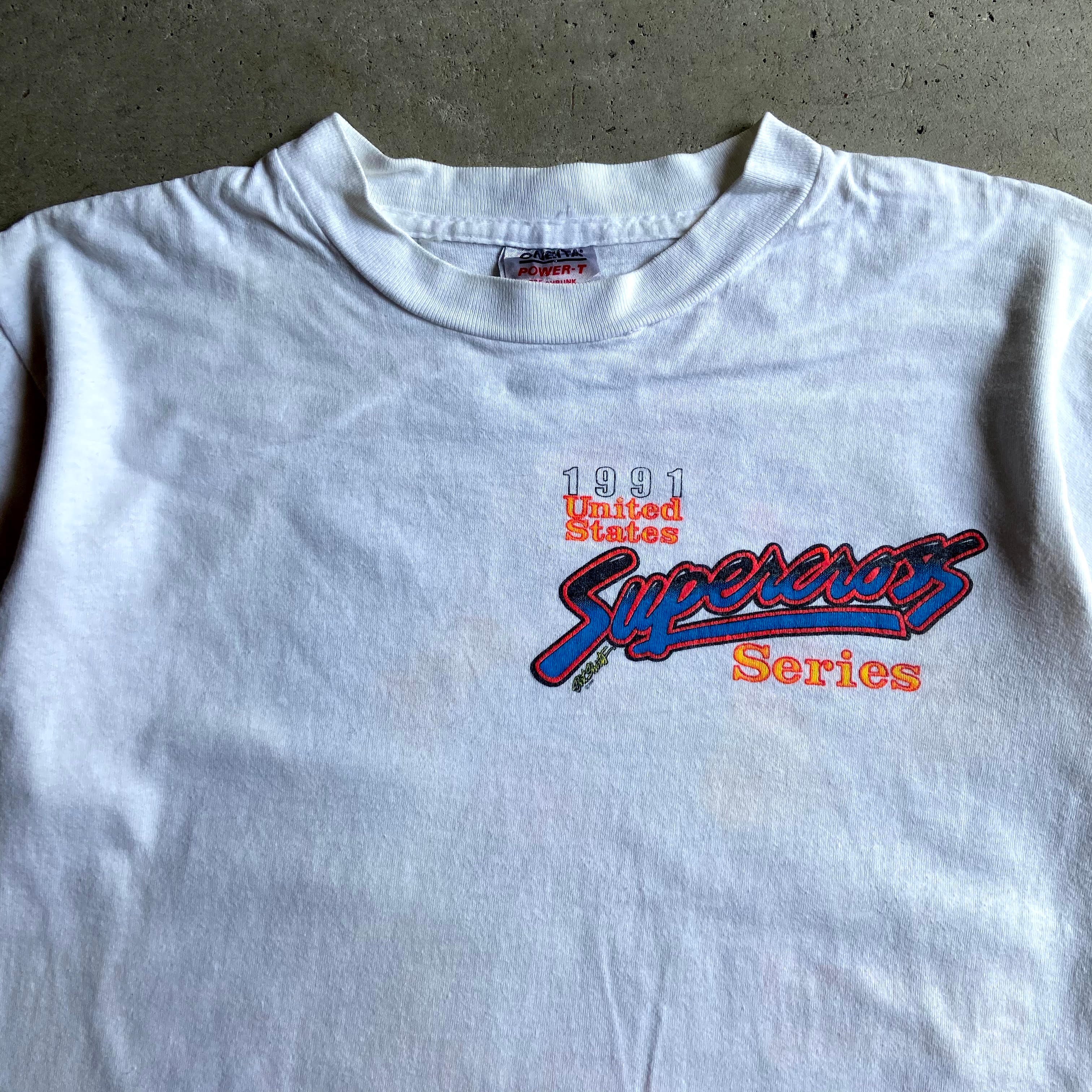 90年代 SUPERCROSS SERIES 1991 バイク レーシングTシャツ 