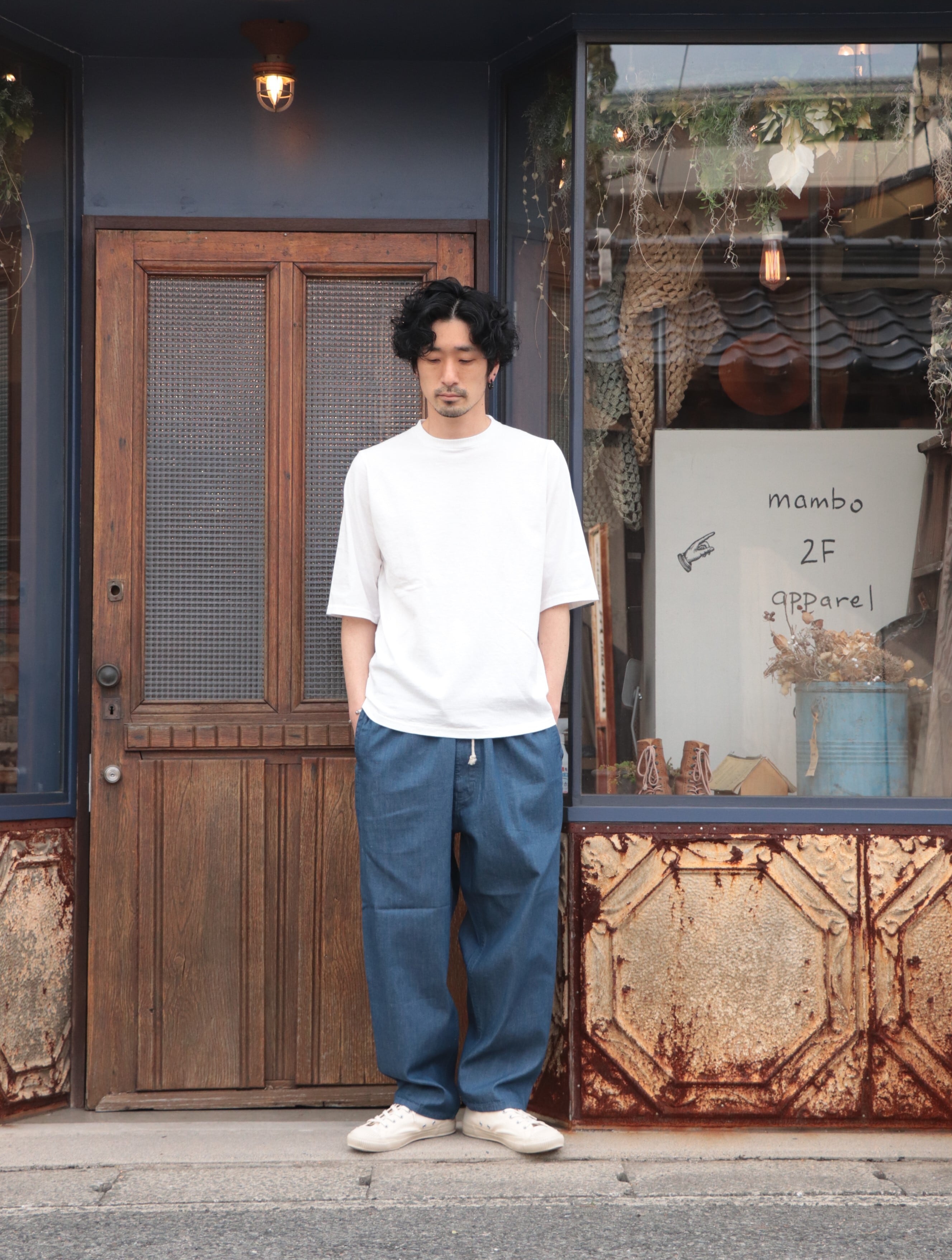 ANACHRONORM/アナクロノーム DENIM TAPERED EASY PANTS AN110