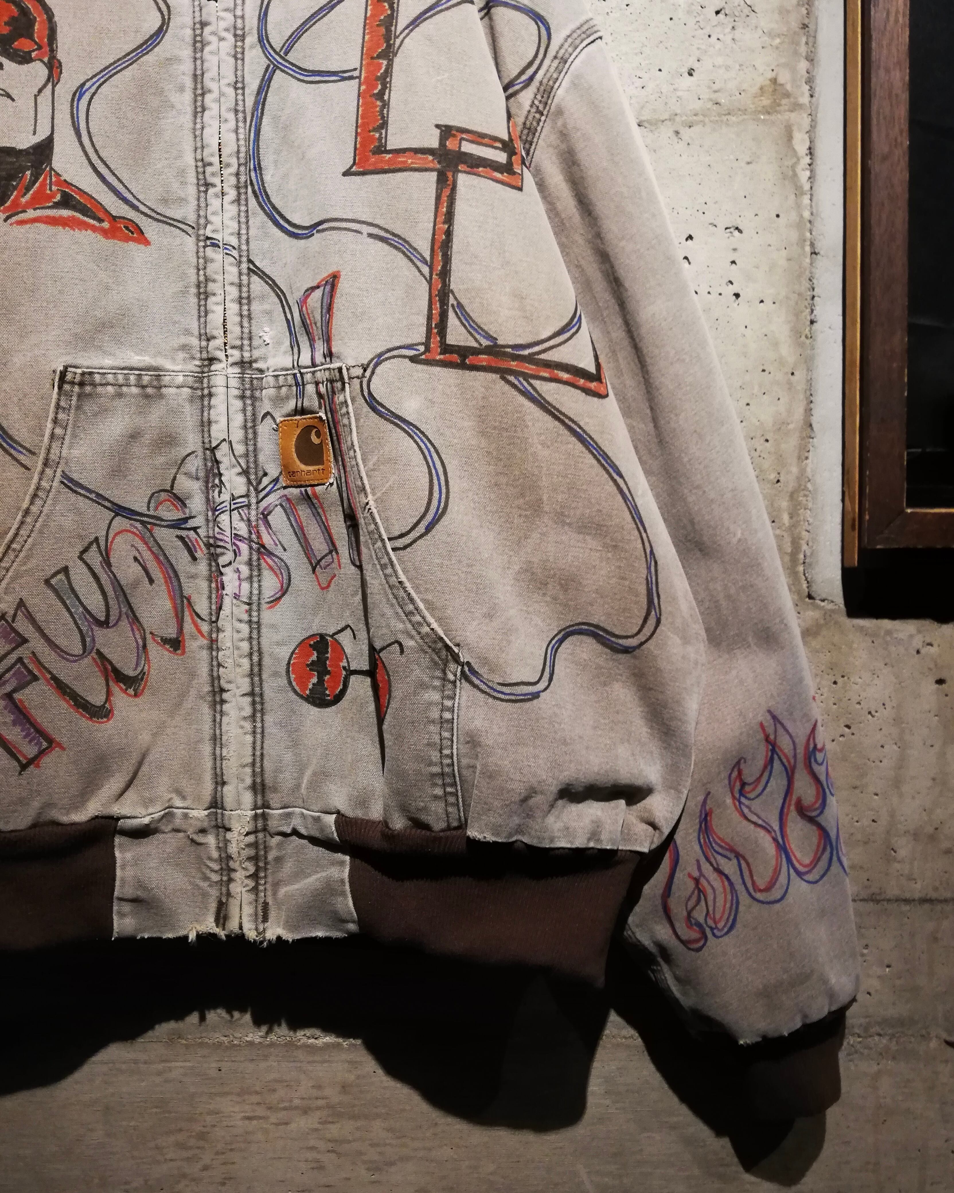 Caka】“Carhartt” Special Hand Drawing Custom Active Jacket | Caka