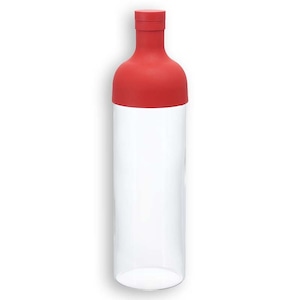 【R】フィルターインボトル レッド 水出し茶用ボトル　750ml