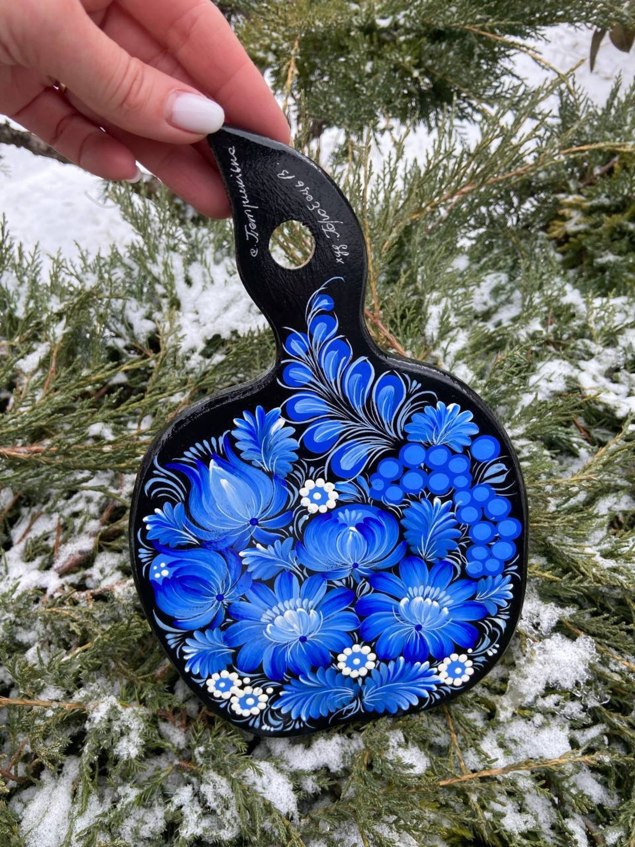 ペトリキウカ塗り　木製ボード 巨匠ホロベッツ作 - 14