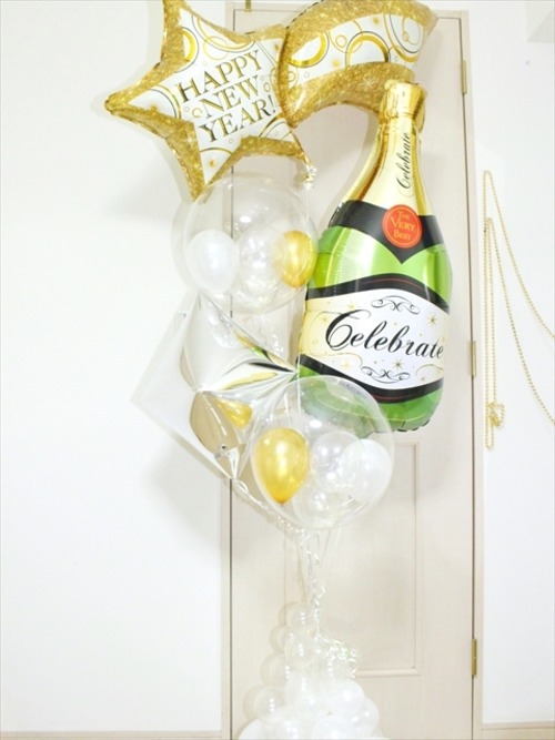 【NewYear】シャンパンでお祝い！HappyNewYear！！