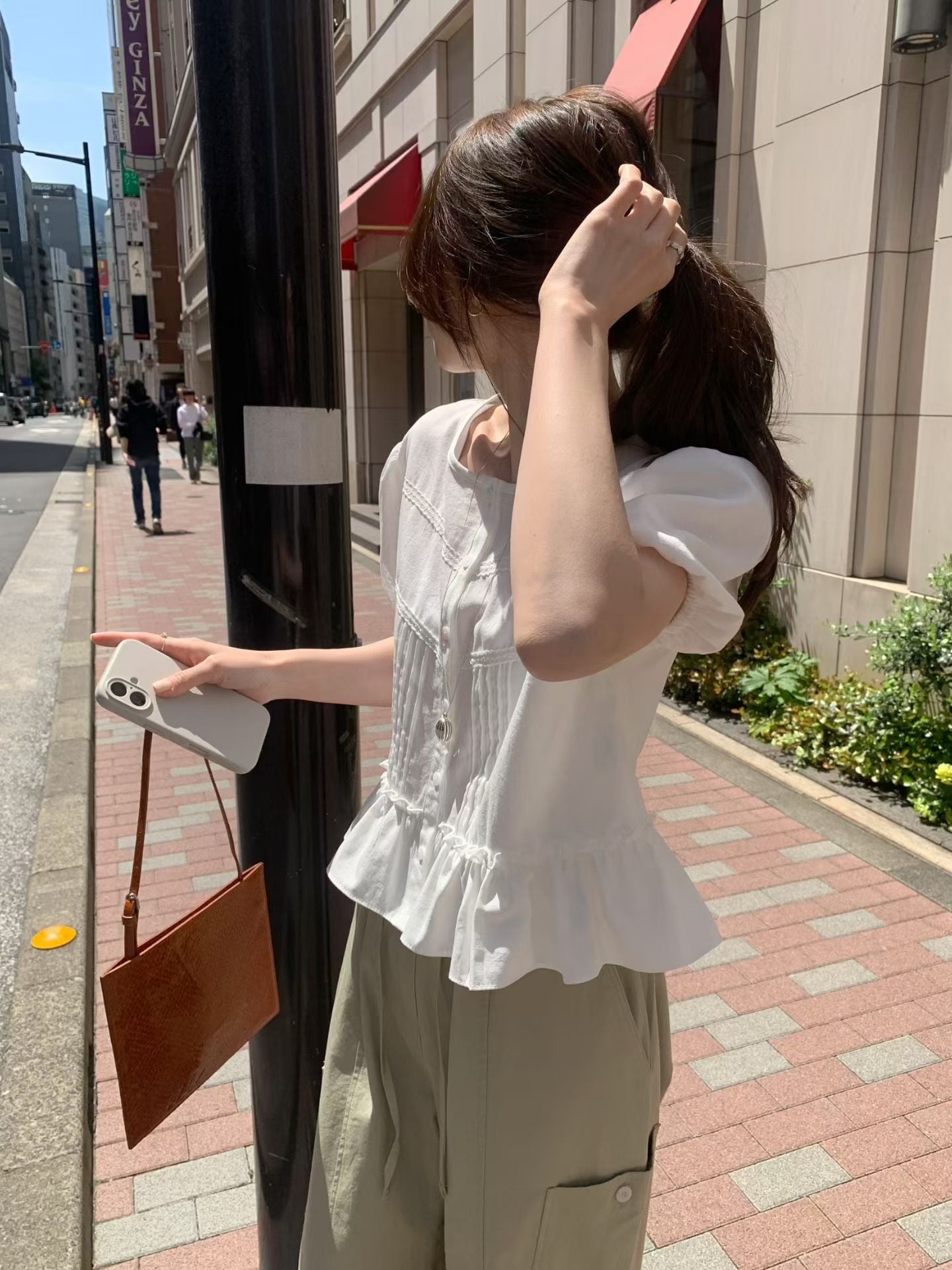 (予約)mellounge / Ver Pintuck Blouse