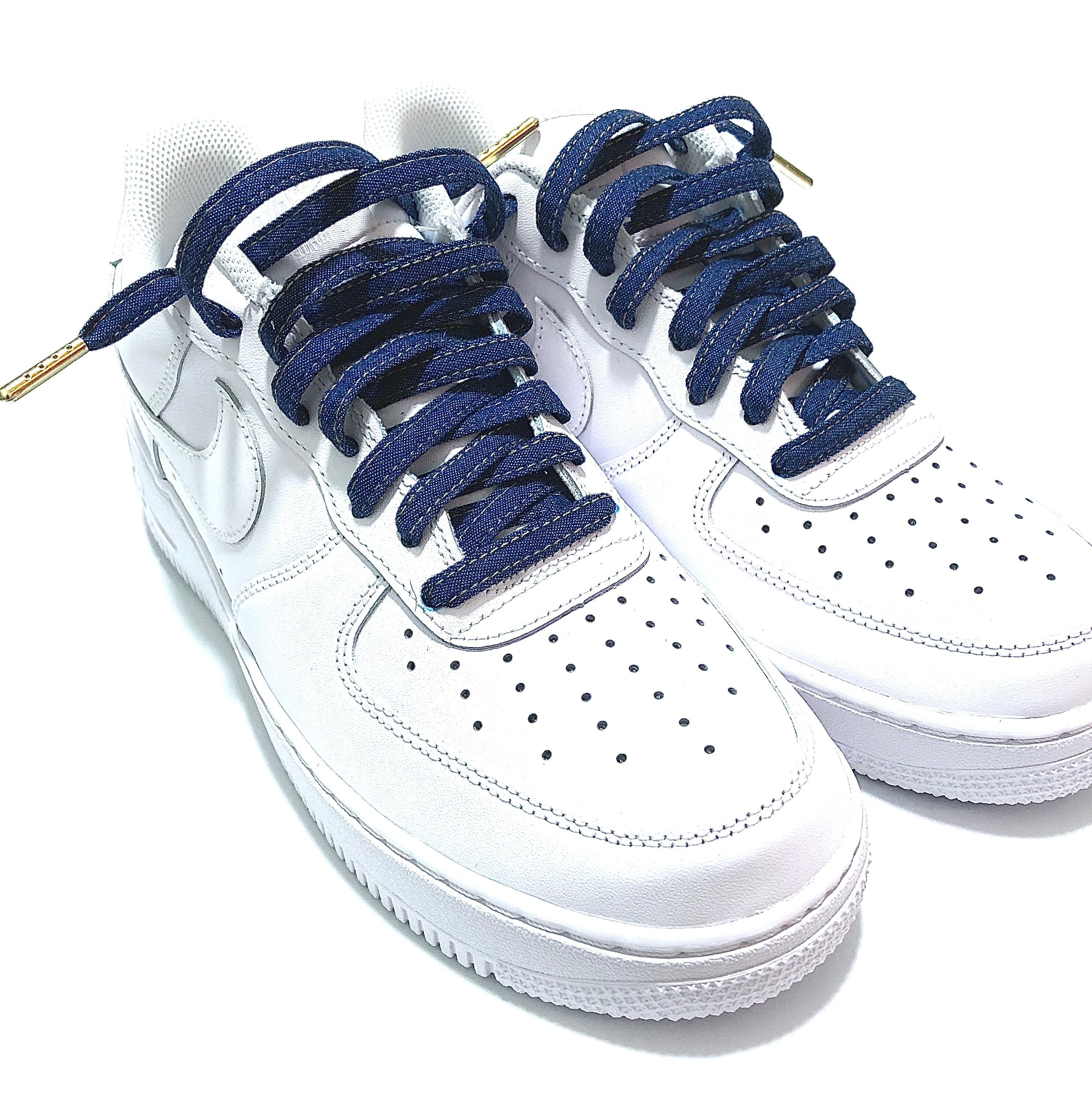 DENIM SHOELACES NAVY KICKSROCK