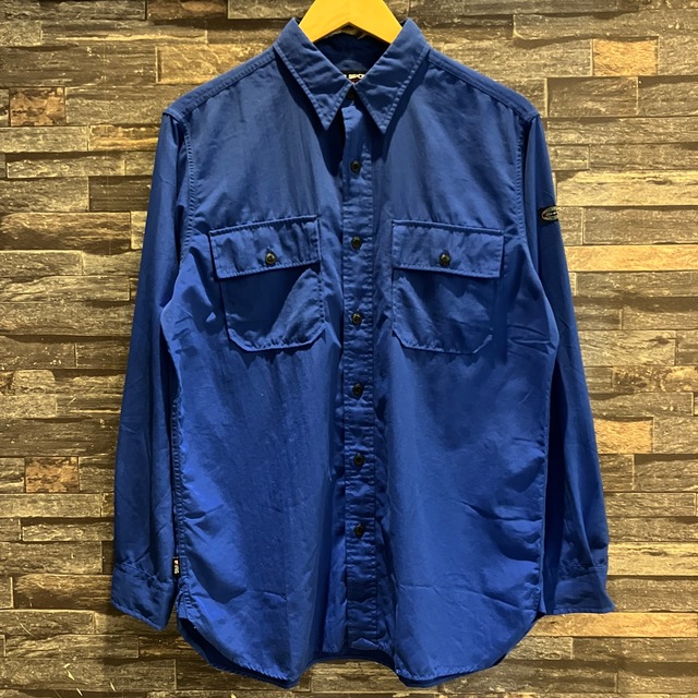 POLO SPORT NYLON WORK SHIRT BLUE 1990'S OLD