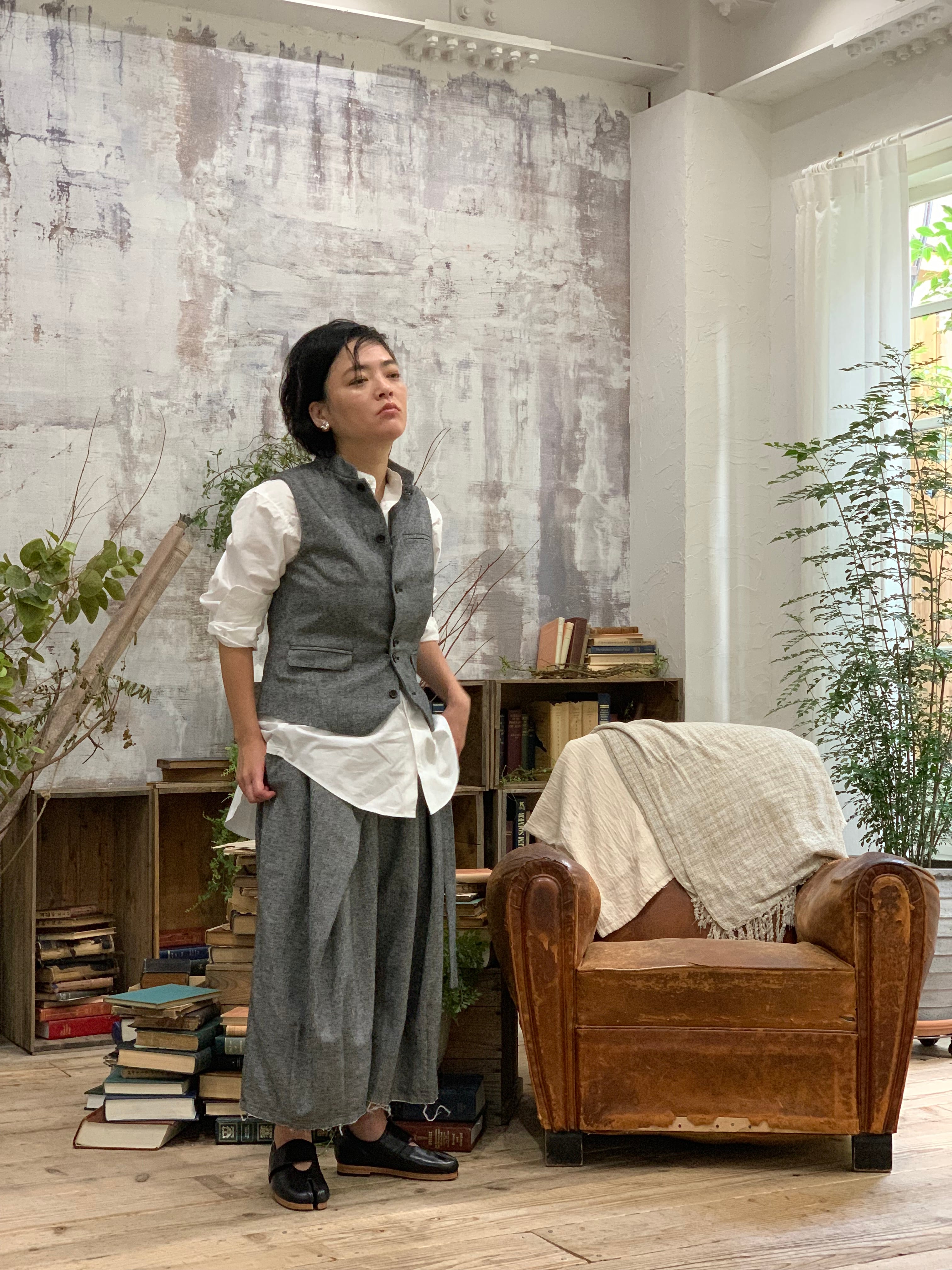 サンプル品 classical pants グレー