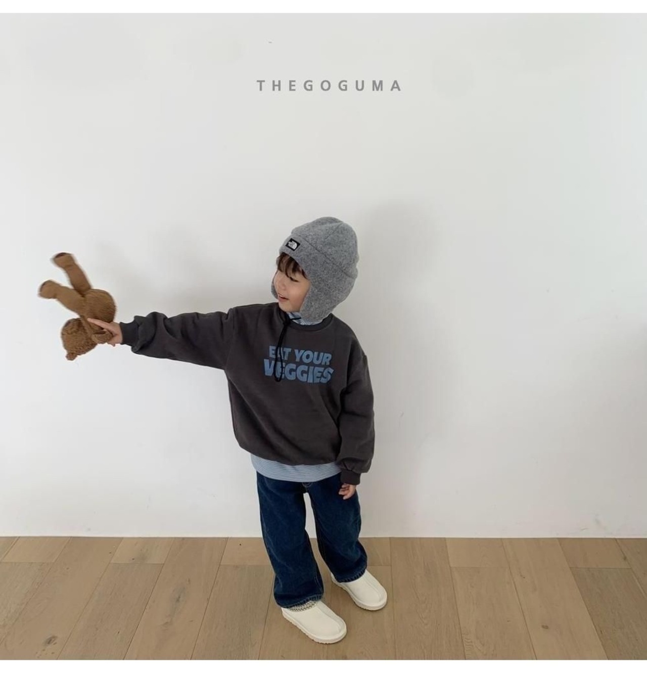 ザゴグマ / THE GOGUMA / ベジーズトレーナー / 韓国子供服 / キッズ / 26winter〖取寄〗*XS~XL*