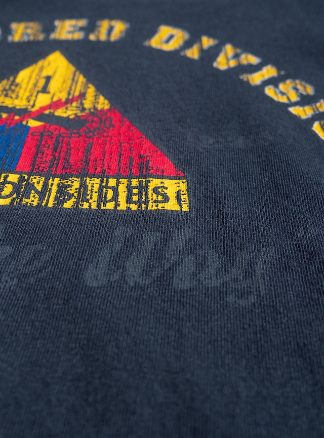 "OLD IRONSIDES of US Army" 1990s Emblem L/S t-shirt