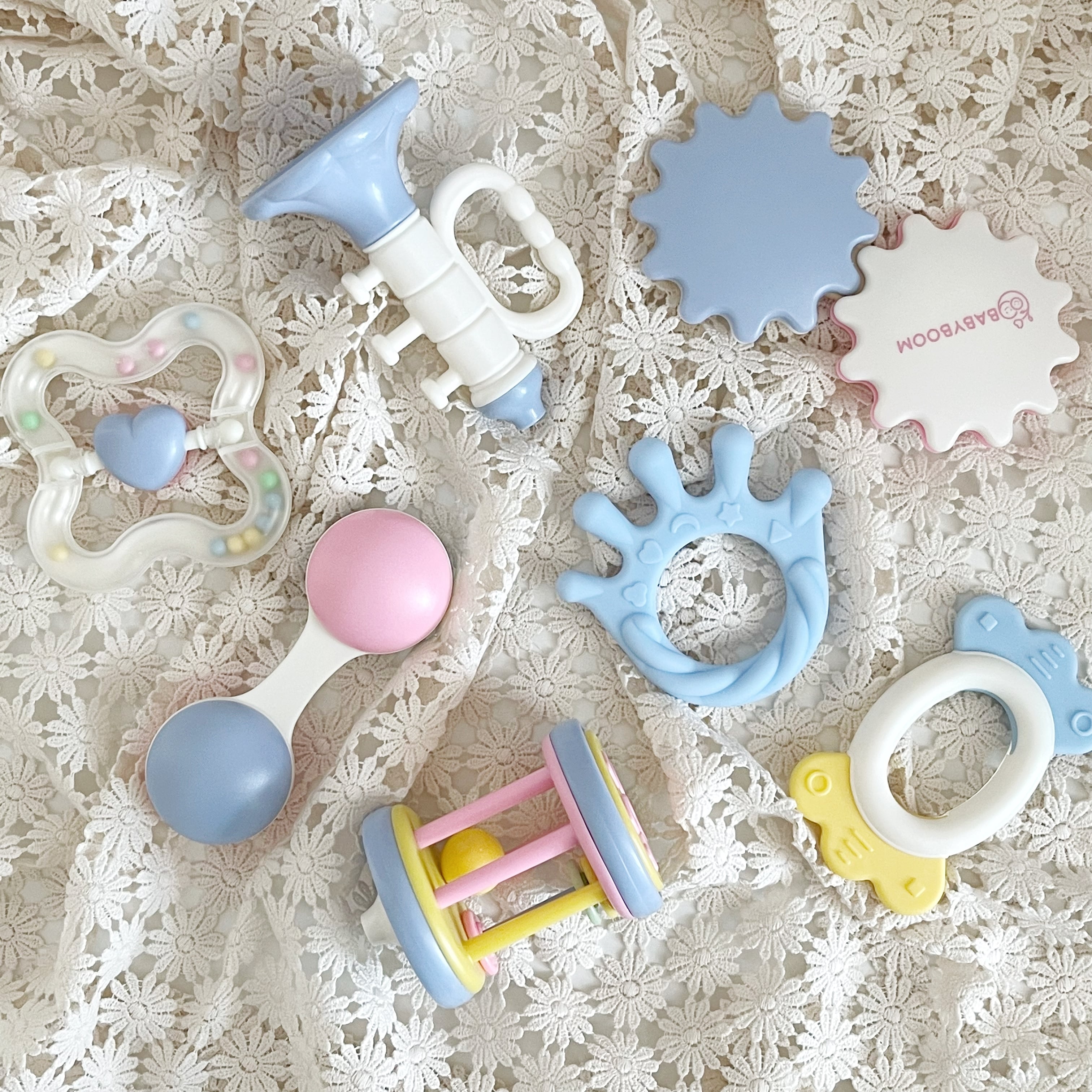 はじめてのラトルおもちゃセット | イブル&Baby Fabric LilyBlanc