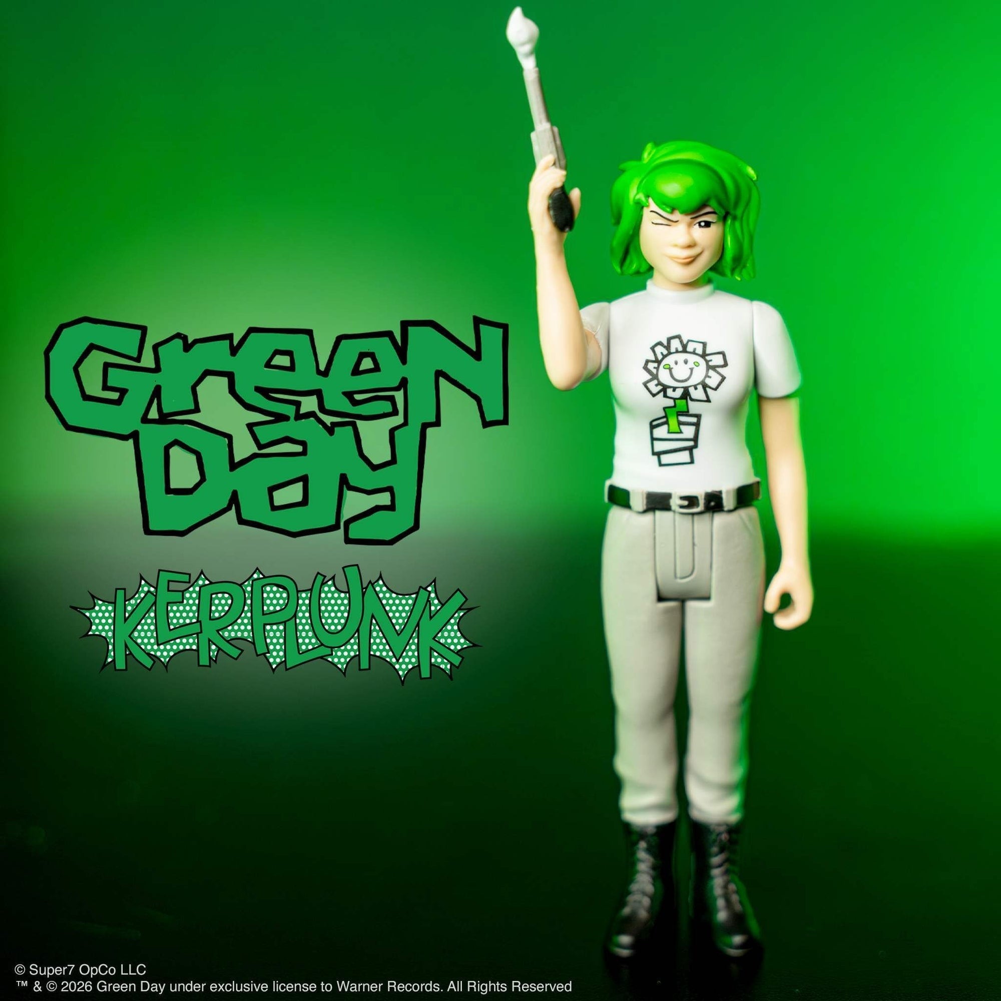スーパー7 ReAction Figures 】GREEN DAY グリーン・デイ: KERPLUNK