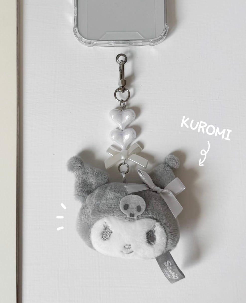 韓国限定 公式】sanrio silver keyring 6types / サンリオ シルバー