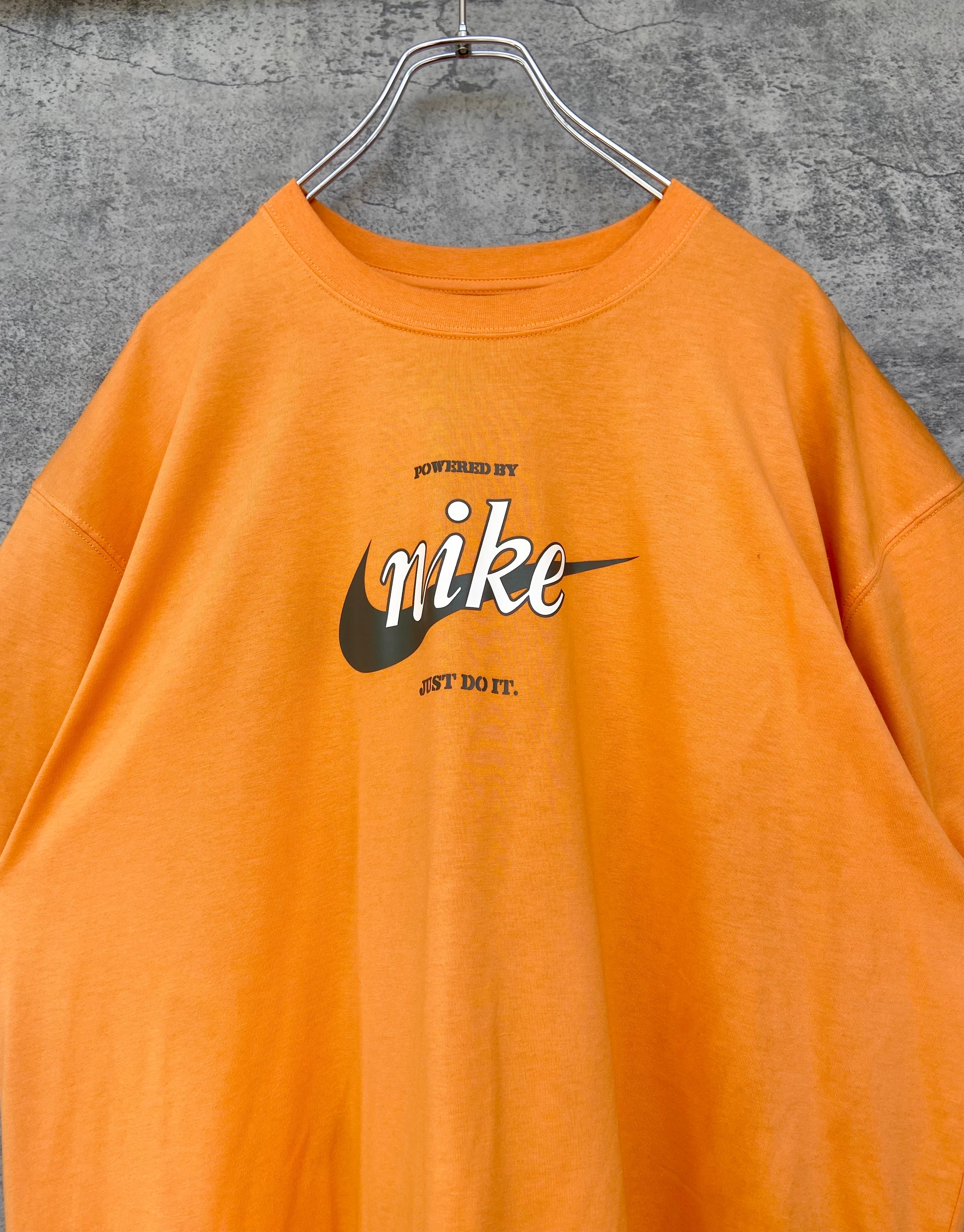 NIKE ナイキ 筆記体ロゴ XL Tシャツ オレンジ   古着 らくふるビンテージ&リメイク専門のオンライン古着SHOP powered by  BASE