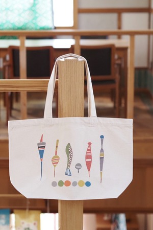 トートバッグ「さかなつり」紅型工房べにきち