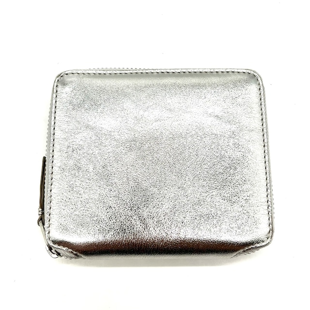 Comme des Garcons Conpact Wallet Silver / コムデギャルソン コンパクト財布 シルバー