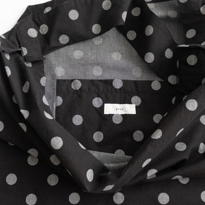 ブロードハウンドトゥースドットプリント ワンハンドルトート(P00400)クロ