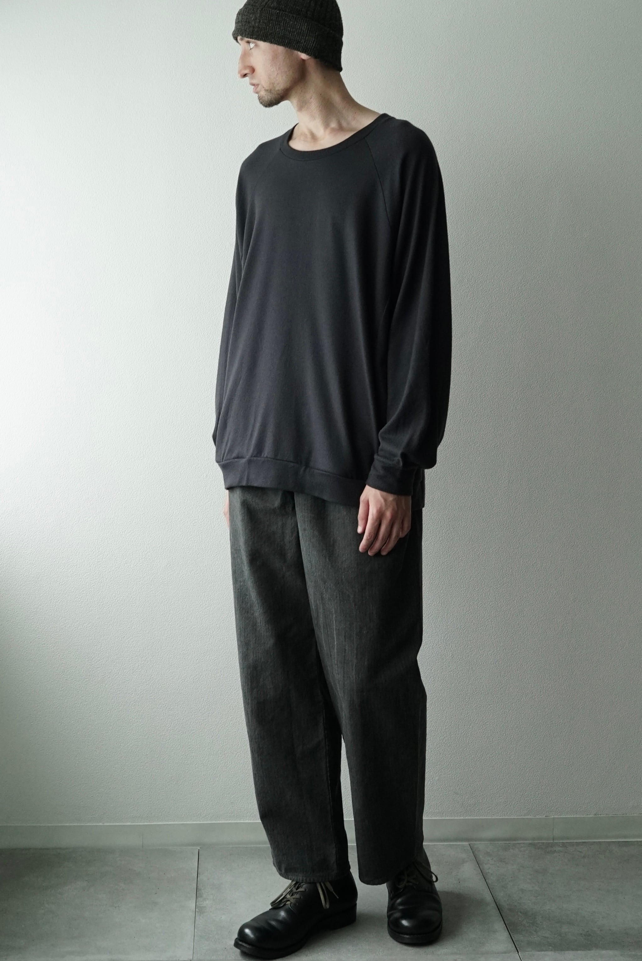 パンツ ETHOSENS super 140's wool sweatpants Super 140'S Melino Wool Sweat Pants - Product Twelve MENS