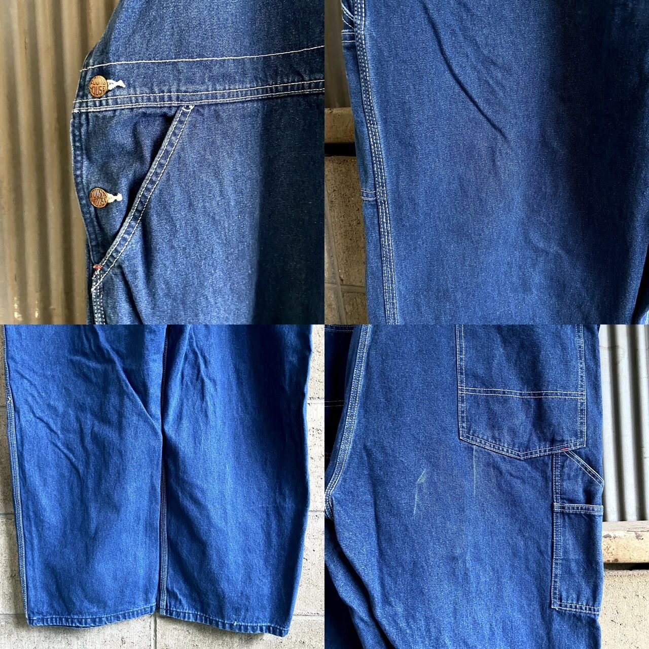 ビッグサイズ ROUND HOUSE ラウンドハウス デニム オーバーオール