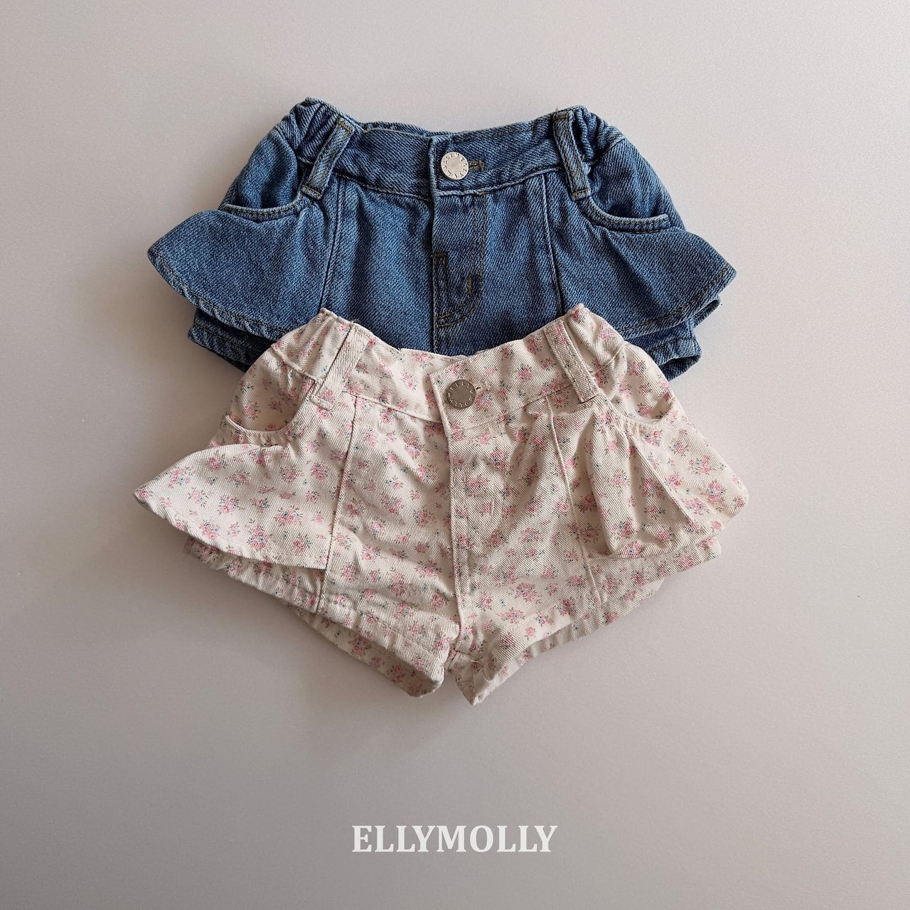 «予約»«ジュニアサイズあり»«elly molly» フリルショートパンツ 2colors