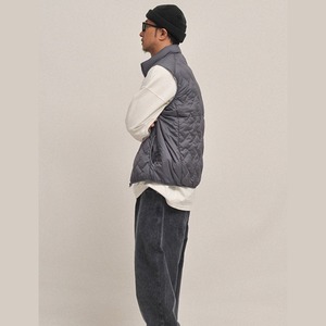 クラウドパターン・ライトダウンベスト K5512