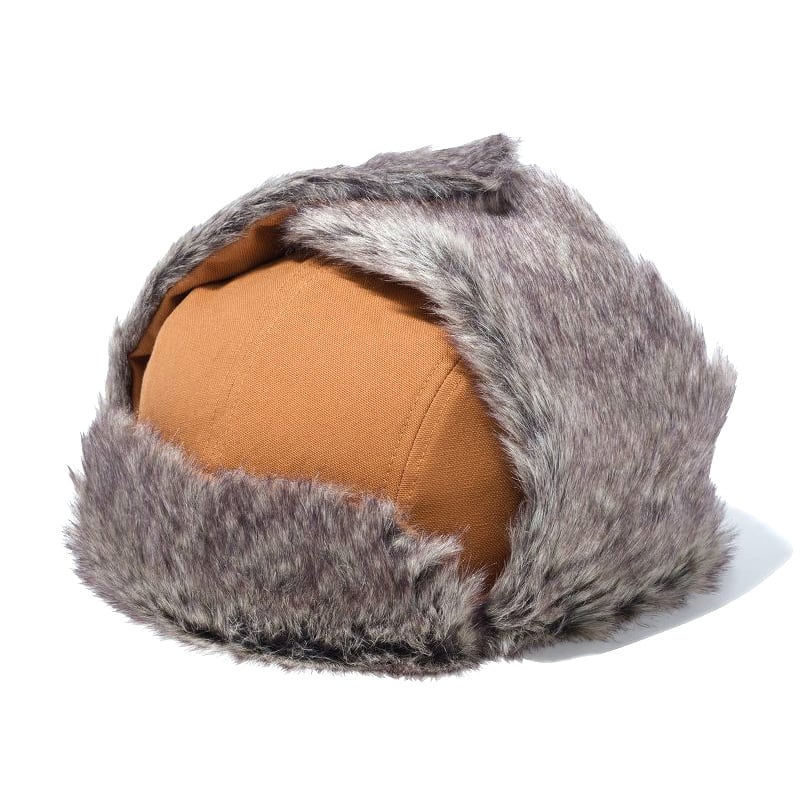 ニューエラ キャップ newera トラッパー 帽子 ダックキャンバス タン