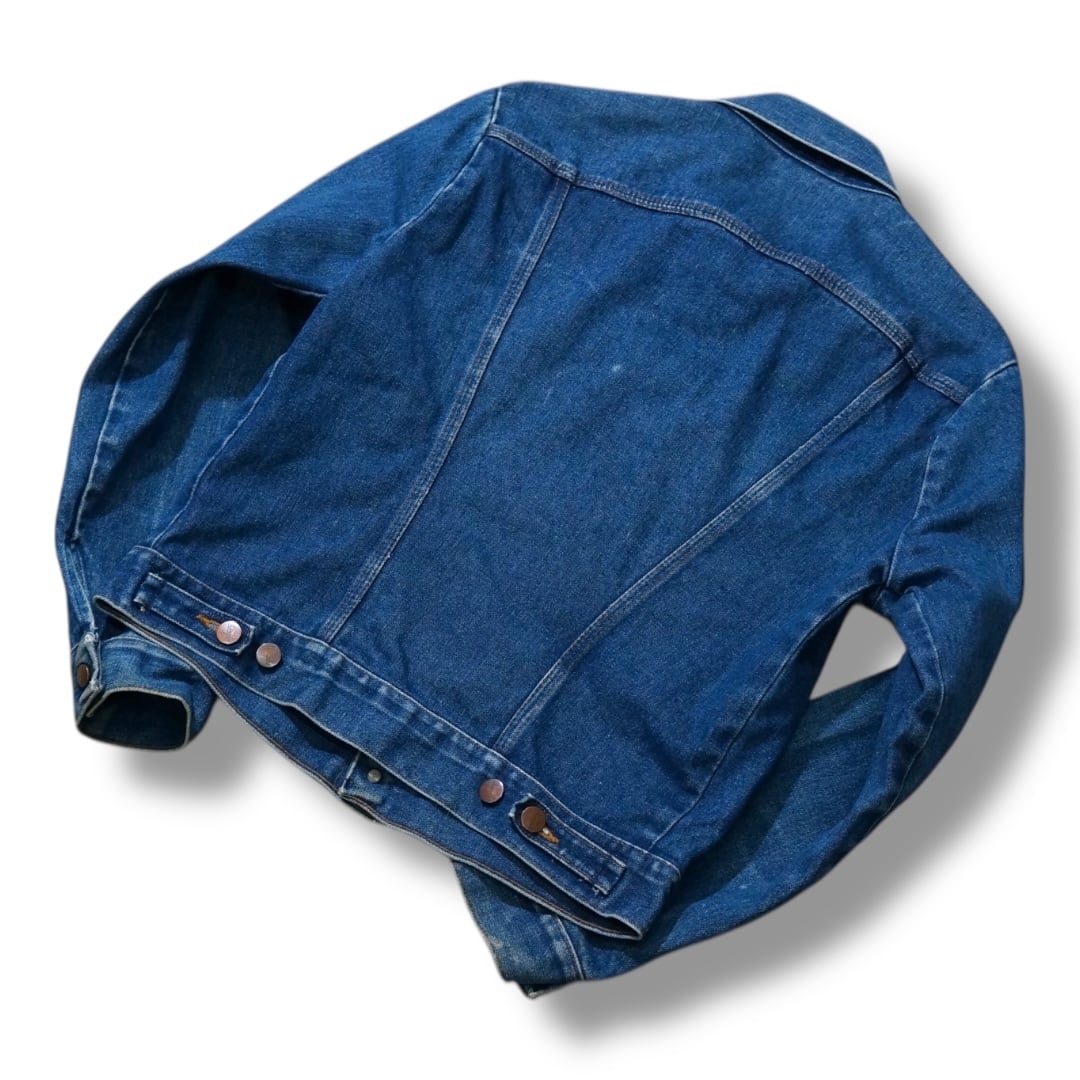 38】Wrangler 74126NV ラングラー アメリカ製 デニムジャケット DENIM