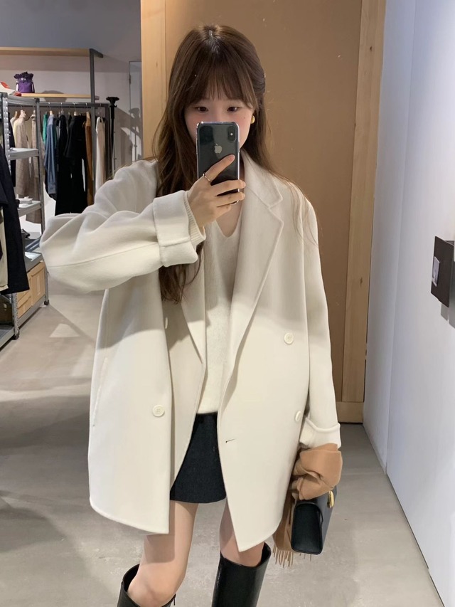 (予約) ounce / Bruni double coat 2color