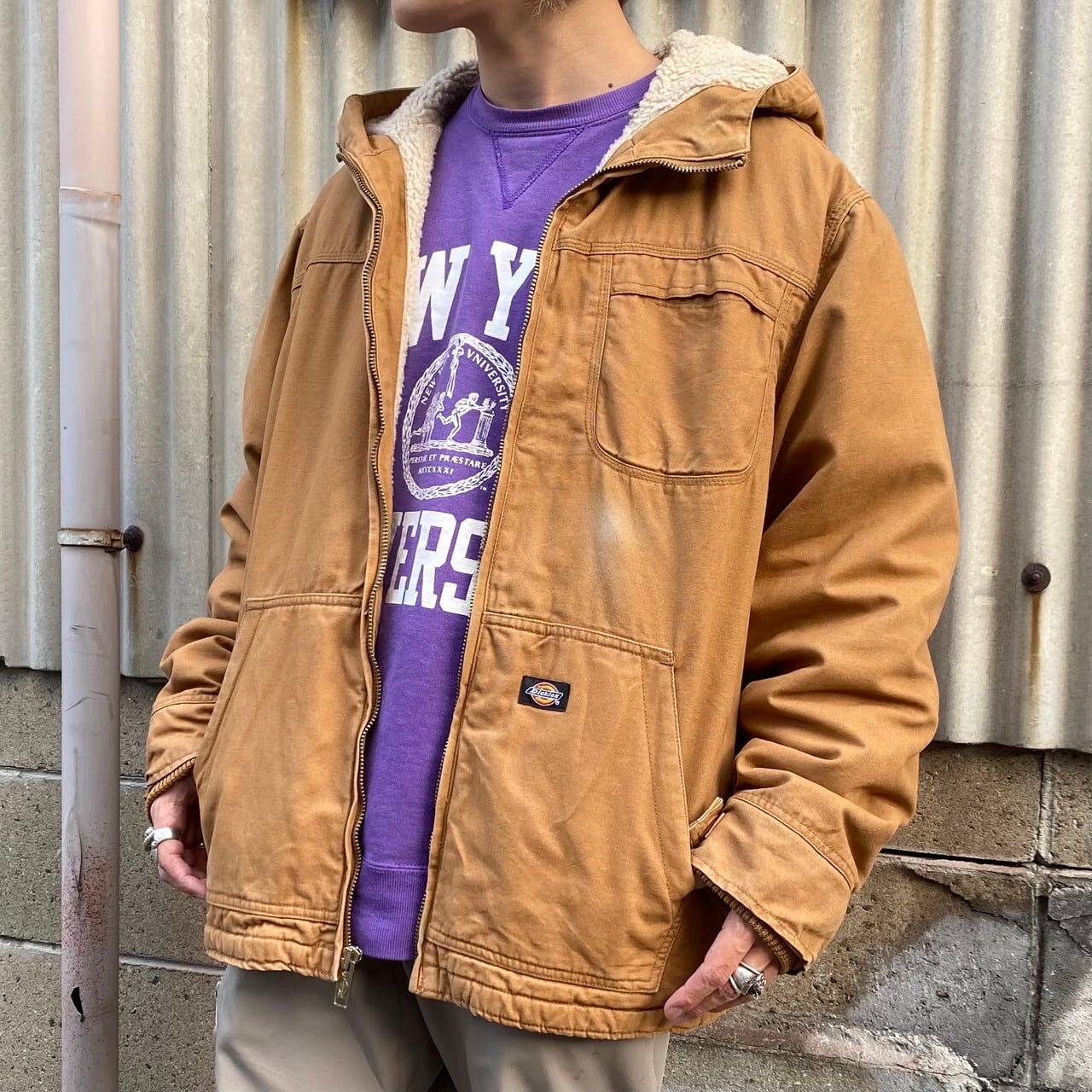 ★Dickies★ ディッキーズ　ロングパッドジャケット