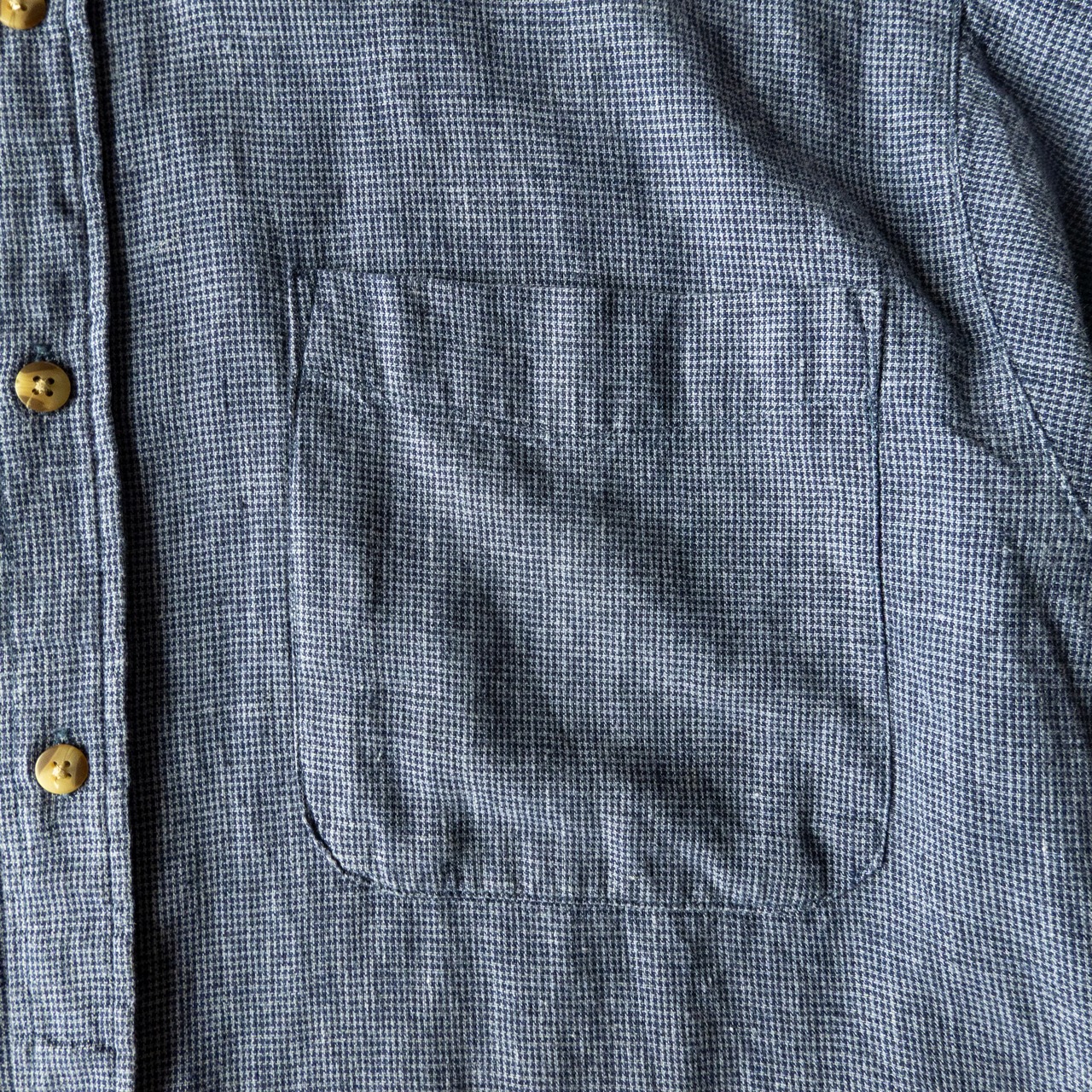 1990’s CHEROKEE linen cotton BD shirt