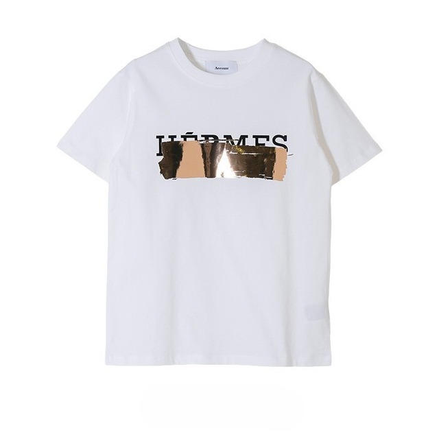 MAA105TEA ハーメス箔ペンキTシャツ_22-4363T