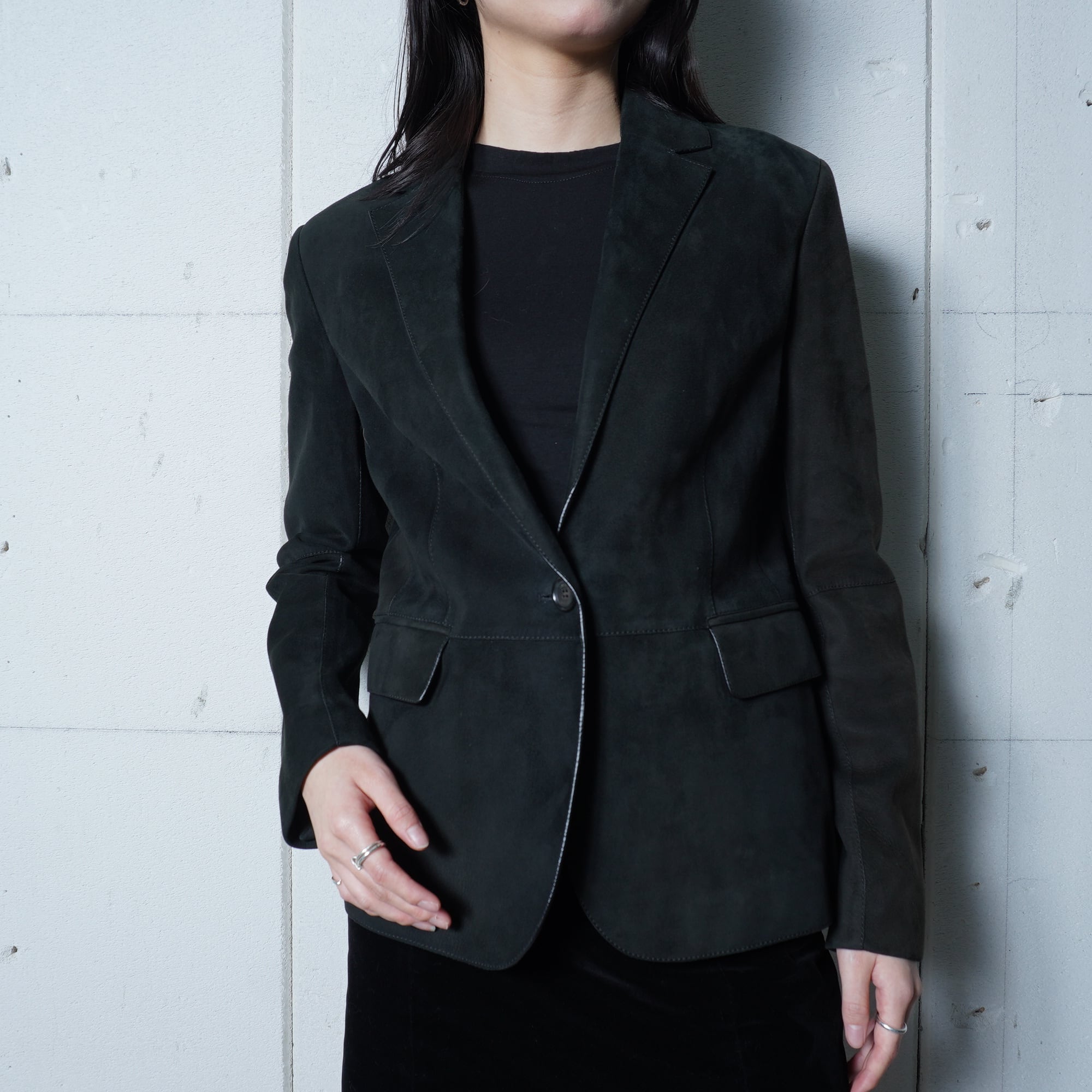 LOEWEロエベ LOEWE ロエベ ラムレザージャケット ラムレザースエード 