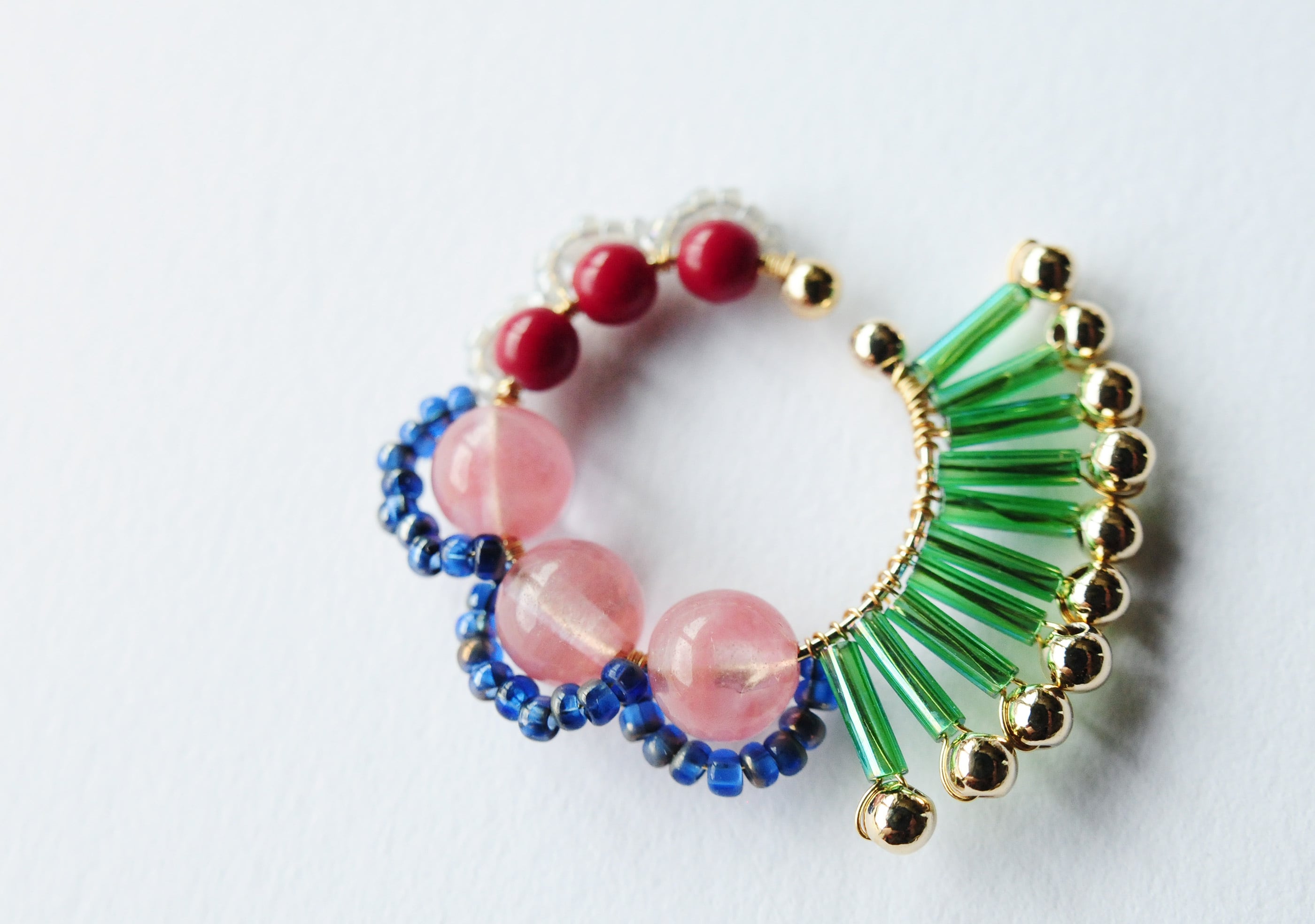 ＜Rollo～イロヅクビジュー～＞イヤーカフ『 ハミングバード/hummingbird 』<C>