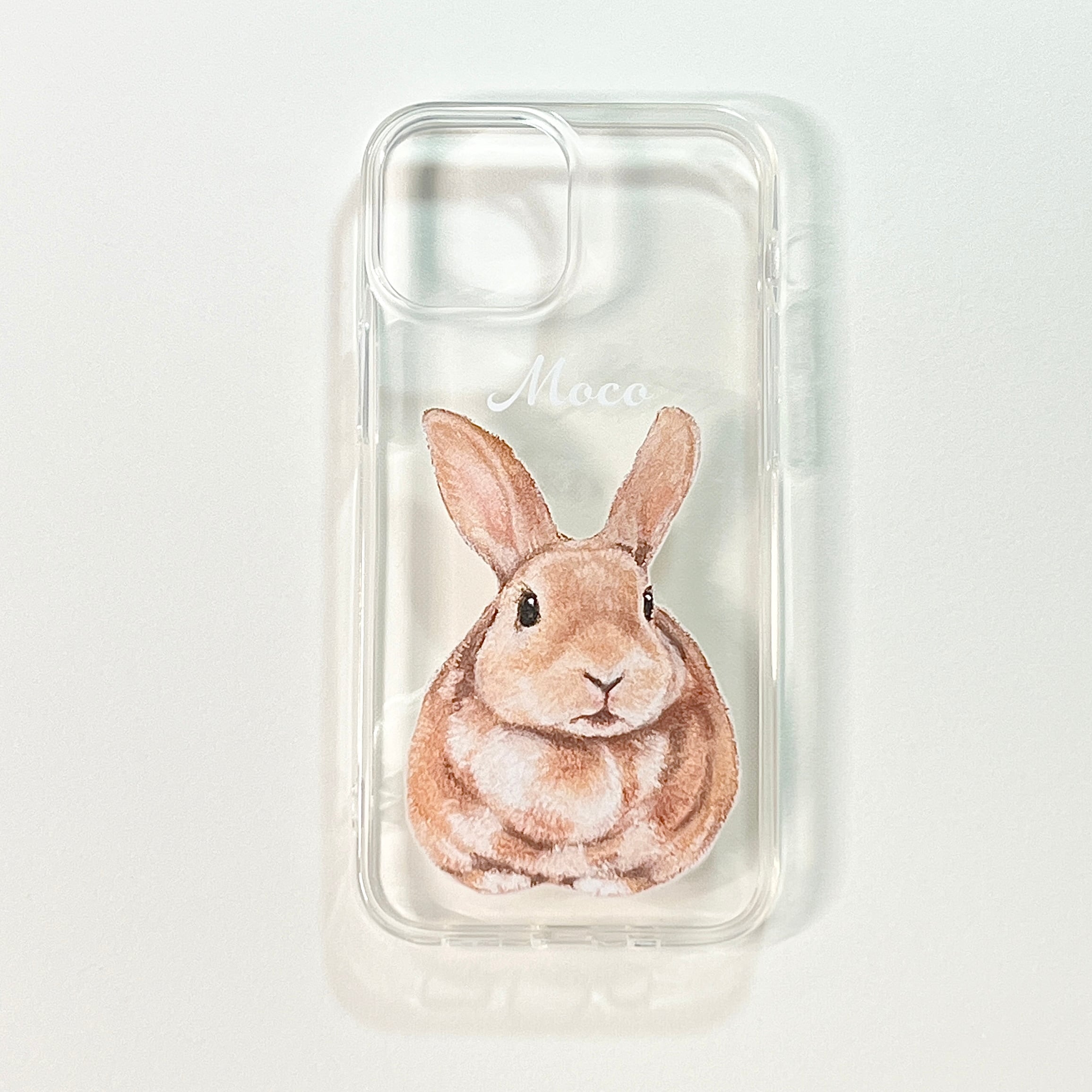オプショングッズ：片面スマホケースソフトタイプ | ペットイラストは