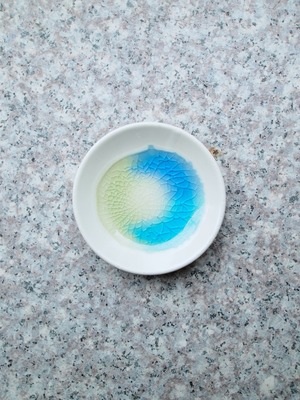KILNOUT　豆皿／mamezara　white-#01（tricolore）【KIL-MZ-whte-#01-tricolore-re】