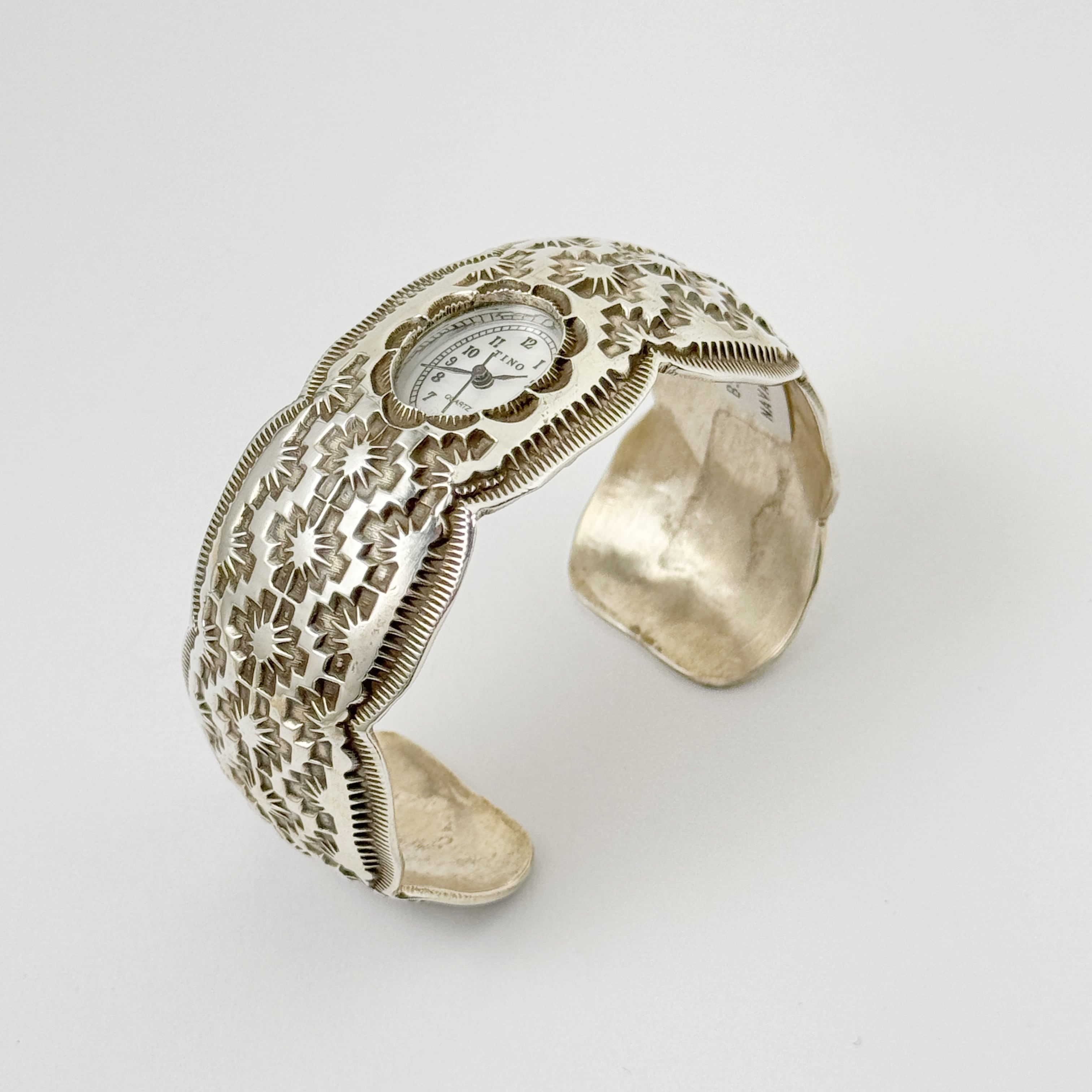 Indian Jewelry 》バングル ウォッチ（時計）スタンプワーク バングル