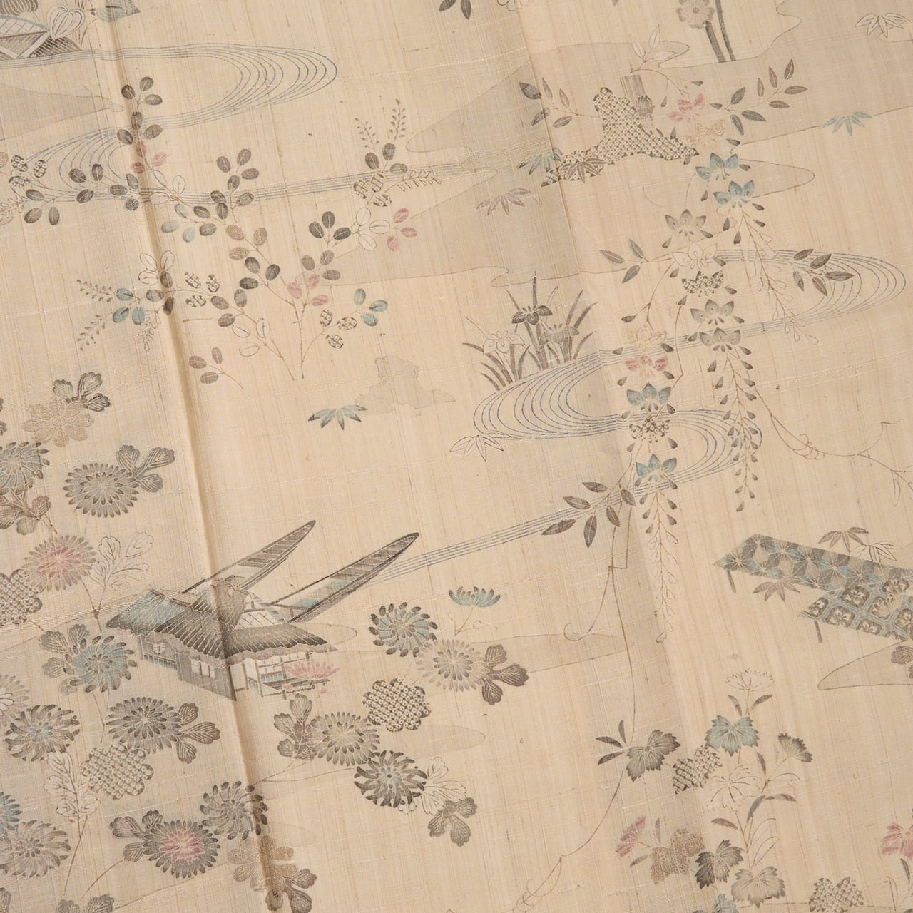 しょうざん 茶屋辻模様 総柄生紬訪問着【未着用品】 | かわの屋