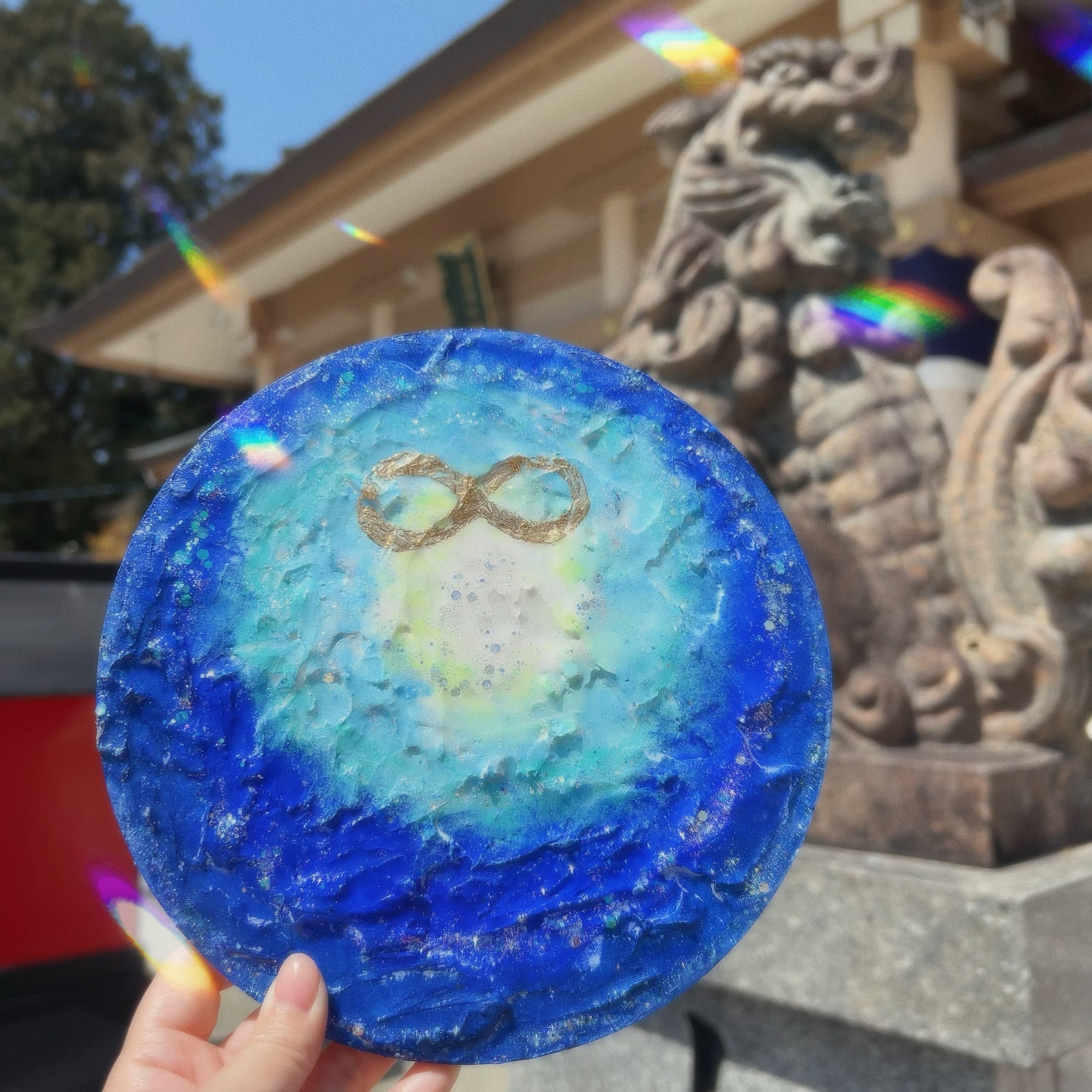 白龍*幸運を呼び寄せる龍玉アート