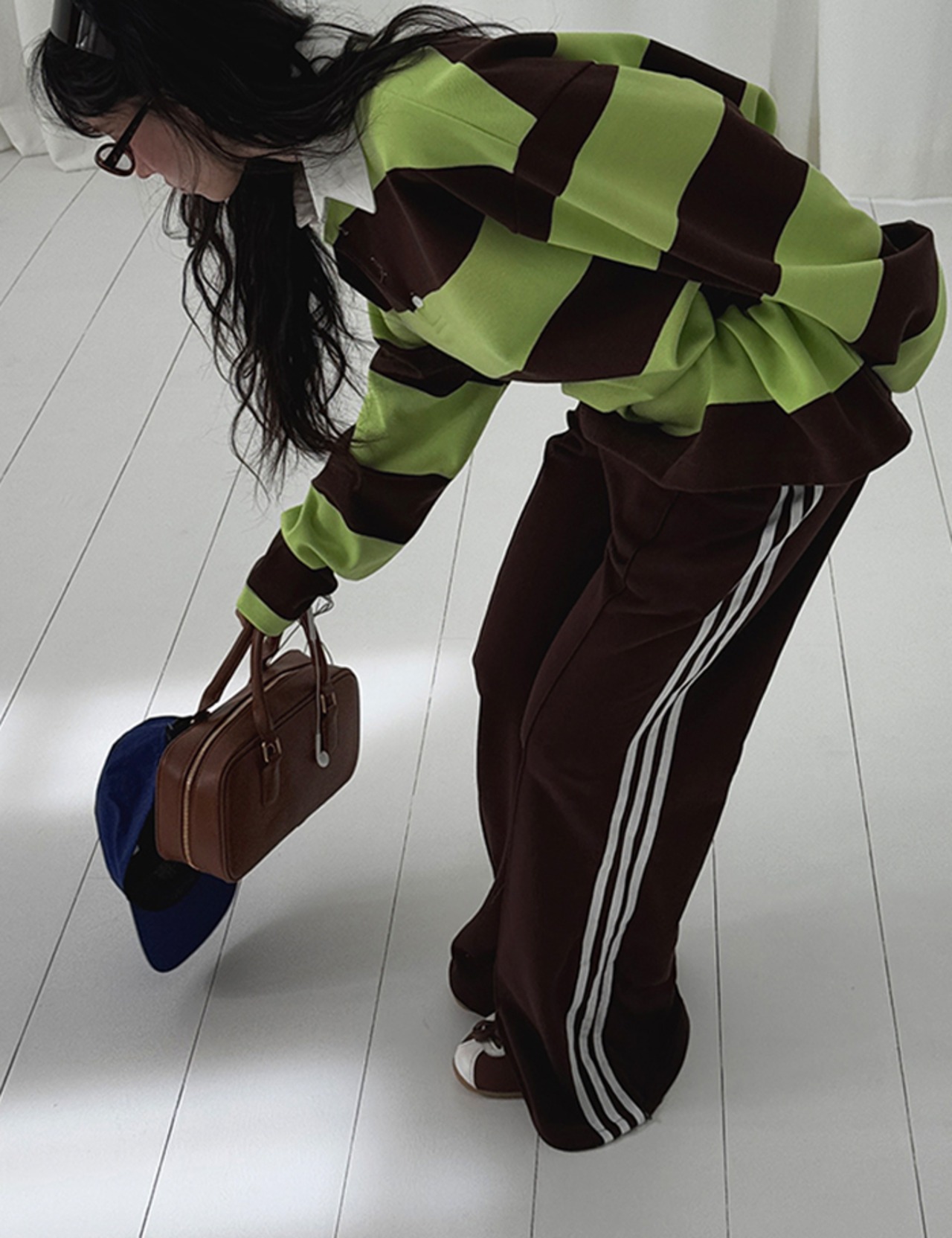 【25aw】Stripe  Collar-T-shirts_5colors