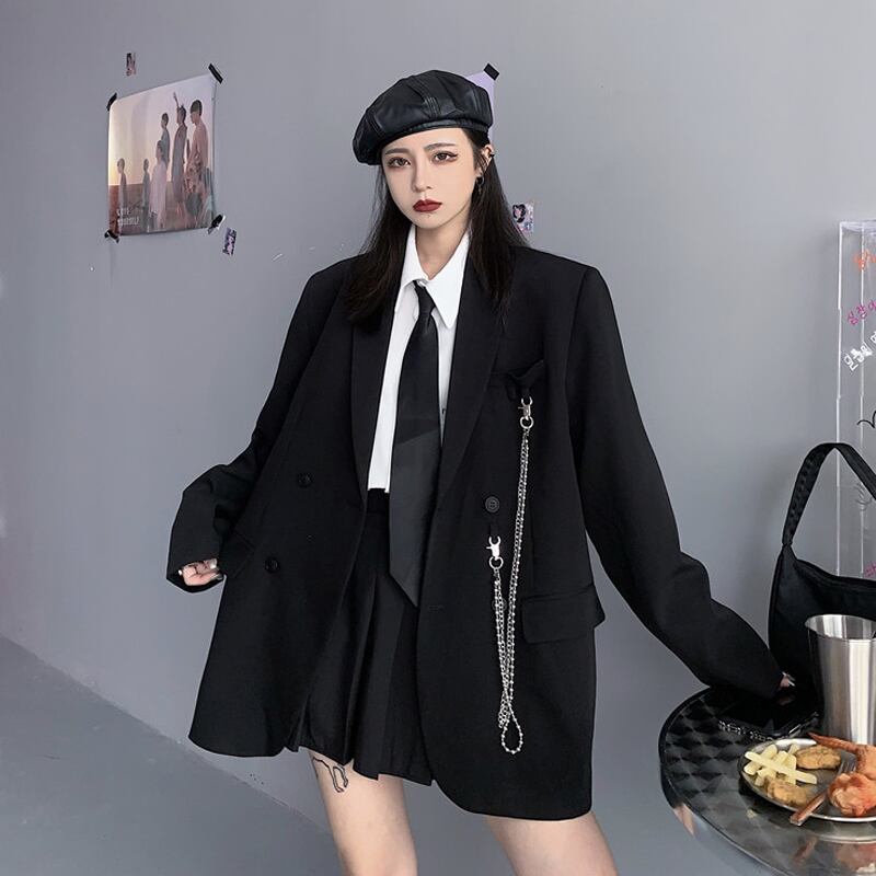 スプリングルーズジャケット カーディガン 春物 試着室91445519465